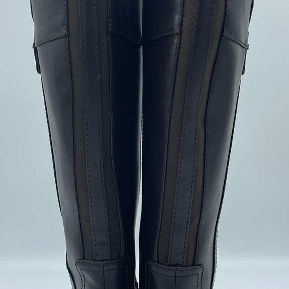 TOMMY HILFIGER Womens Brown Flex Gore Logo Imina Round Toe Riding Boot 6 M - Picture 8 of 10